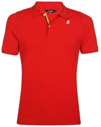 K-Way - Short-Sleeved Polo Shirt - Lyst