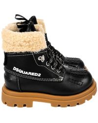 DSquared² - Round-Toe Short Boots - Lyst