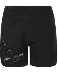 Ermanno Scervino - High-Waist Elasticated Waistband Laced Shorts - Lyst