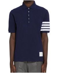 Thom Browne - Bar Short-Sleeved Polo Shirt - Lyst