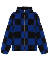 Canada Goose - Checked Fleece Hooded Jacket - Lyst