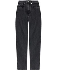 Jil Sander - Tapered High-Rise Jeans - Lyst
