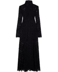 Rabanne - Rabanne Robe Laced Midi Dress - Lyst