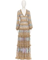 Valentino - V-Neck Dress Dress - Lyst