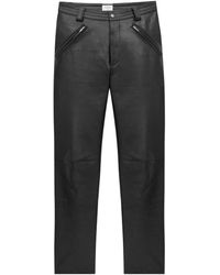 Saint Laurent - Belted Mid-Rise Pants - Lyst