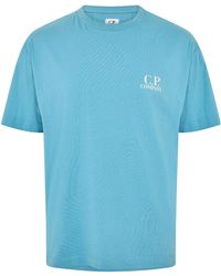 C.P. Company - Logo Crew-Neck T-Shirt - Lyst