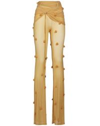 Jacquemus - Le Pantalon Espelho Beaded Mesh Casual Pants - Lyst
