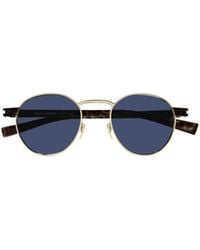 Saint Laurent - Eyewear Round Frame Sunglasses - Lyst