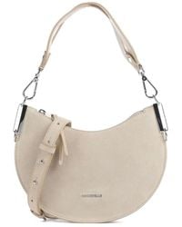 Coccinelle - Logo Lettering Small Sunup Crescent Shoulder Bag - Lyst