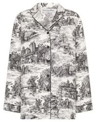 Dior - Christian All-Over Patterned Button-Up Shirt - Lyst