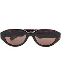 Gucci - Double G Tortoiseshell-Effect Sunglasses - Lyst