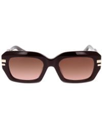 Chloé - Chloé Eyewear Rectangle Frame Sunglasses - Lyst