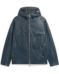 Berluti - Long-Sleeved Zipper Leather Jacket - Lyst