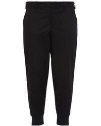 Neil Barrett - Tapered-Leg Cotton Trousers - Lyst