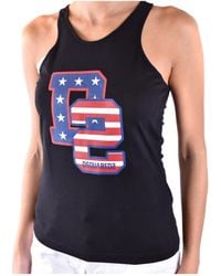 DSquared² - D2 Logo Printed Tank Top - Lyst