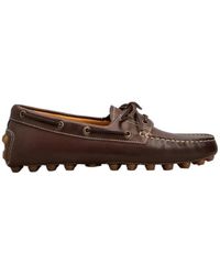 Tod's - Laced Boat Shoes - Lyst