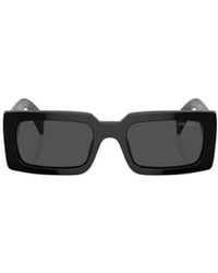 Prada - Eyewear Rectangular-Frame Sunglasses - Lyst
