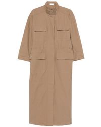 Brunello Cucinelli - Flap-Pocket Maxi Dress - Lyst