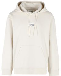 MM6 by Maison Margiela - Numeric Logo-Patch Hoodie - Lyst