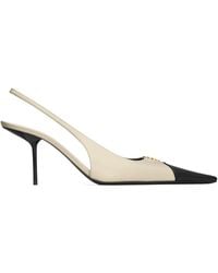 Saint Laurent - Babylone Breteuil Slingback Pumps - Lyst