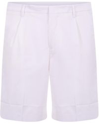 K-Way - Knee-Length Straight Hem Shorts - Lyst