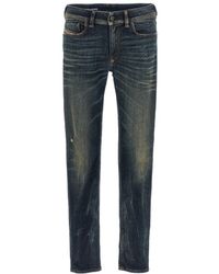 DIESEL - 1979 Sleenker Skinny Distressed Jeans - Lyst