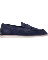 Prada - Round Toe Loafers - Lyst