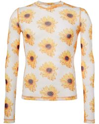JW Anderson - Jw Anderson All-Over Patterned Crewneck Top - Lyst