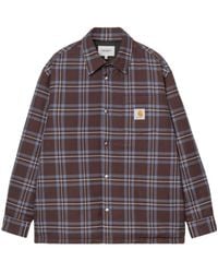 Carhartt - Baird Check-Pattern Buttoned Jacket - Lyst