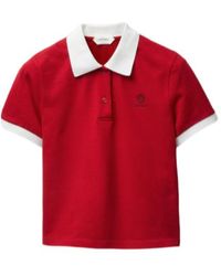 Versace - Logo Piqué Short-Sleeved Polo Shirt - Lyst
