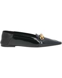 Saint Laurent - Glossy Leather Loafers - Lyst
