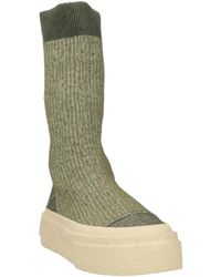 MM6 by Maison Margiela - Solid Color Platform Boots - Lyst