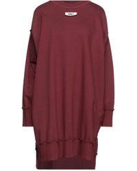 MM6 by Maison Margiela - Long-Sleeve Printed T-Shirt Dress - Lyst