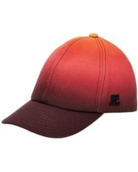 Courreges - Courrges Logo Embroidered Gradient Baseball Cap - Lyst