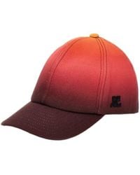 Courreges - Courrges Logo Embroidered Gradient Baseball Cap - Lyst