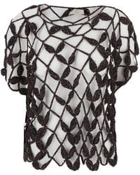 Antonelli - Crochet Knitted Top - Lyst