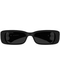 Balenciaga - Eyewear Rectangular Frame Sunglasses - Lyst