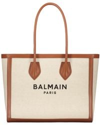 Balmain - Logo Medium Tote Bag - Lyst