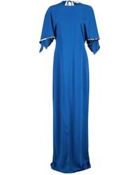Stella McCartney - Embellished Handkerchief Maxi Dress - Lyst
