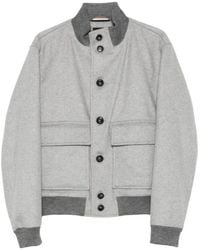 BOSS - Button-Fastening Pocket Bomber Jacket - Lyst