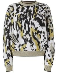 Missoni - Animal Motif Crewneck Knitted Jumper - Lyst