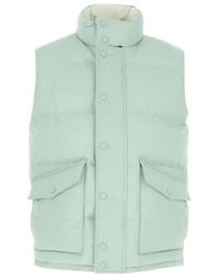 McQueen - Logo Print Padded Gilet - Lyst