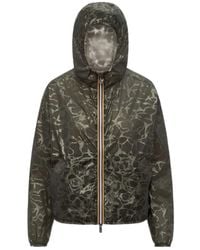 K-Way - Laurettee Super Light Reversible Hooded Jacket - Lyst