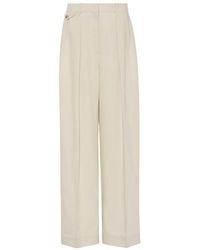 The Row - Pleated Casual Pants - Lyst