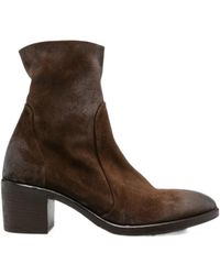 Strategia - Round-Toe Short Boots - Lyst