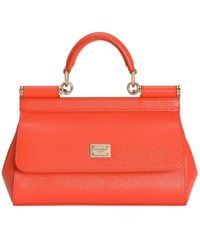 Dolce & Gabbana - Logo Plaque Small Sicily Handbag - Lyst
