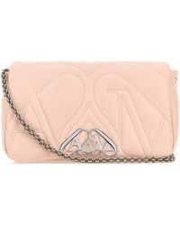 McQueen - The Seal Logo Plaque Small Shoulder Bag - Lyst