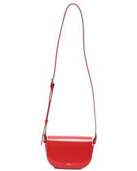 A.P.C. - Small Leather Mini Bag - Lyst
