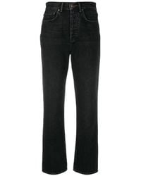 Acne Studios - Mece Straight-Leg Cropped Jeans - Lyst