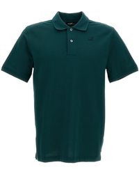 K-Way - Amedee Stretch Pique Polo Shirt - Lyst